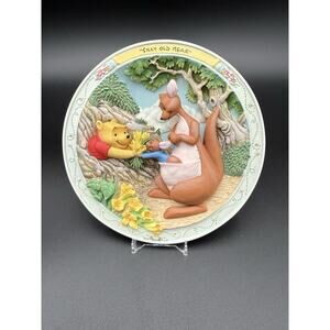Vintage Bradford Exchange Winnie the Pooh Plate Silly Old Bear COA Disney